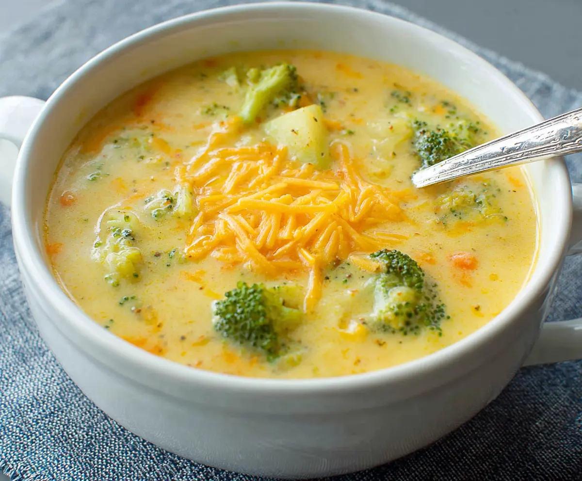 Easy Cheddar Broccoli Potato Stew