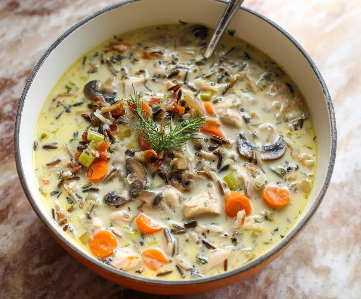 Creamy Turkey Wild Rice Soup Recipe
