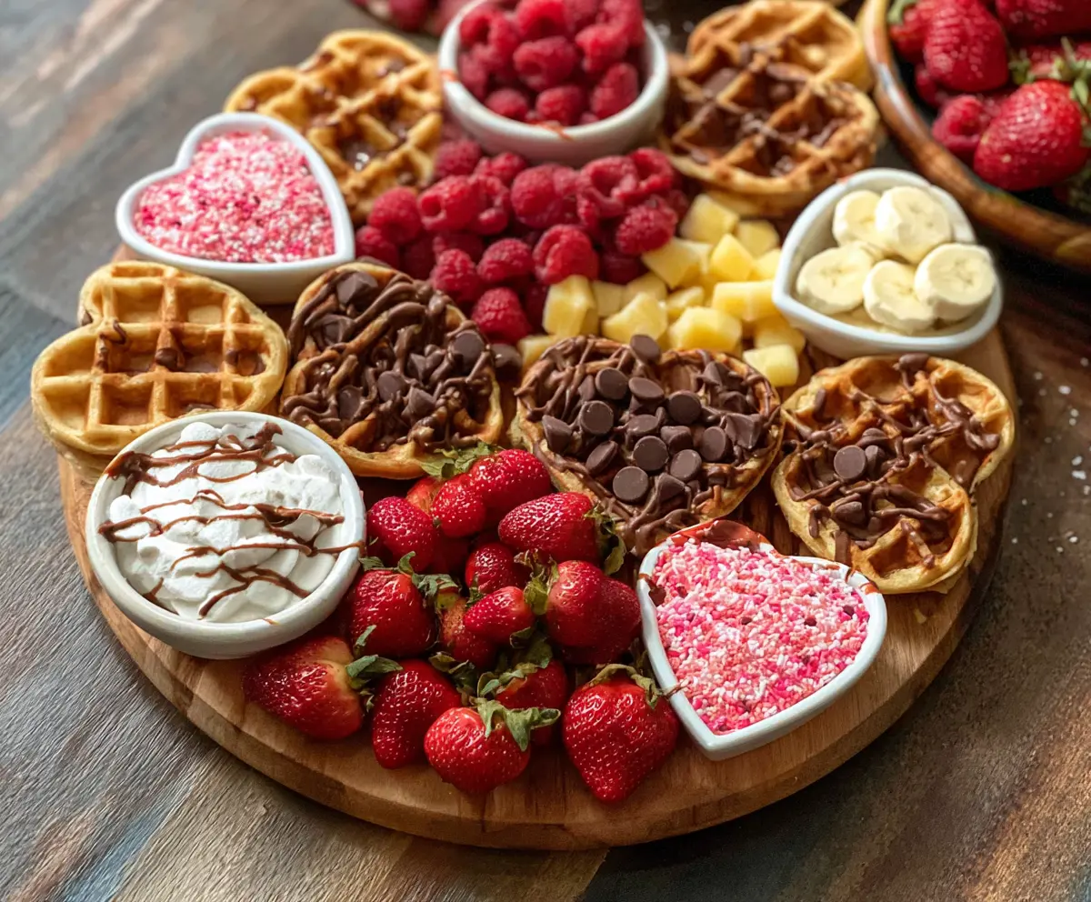 Valentine’s Day Waffle Board Ideas
