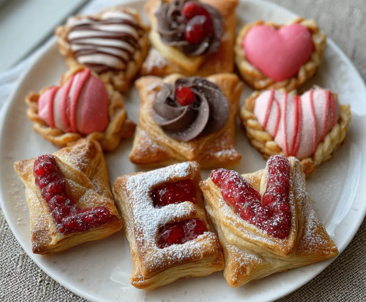Sweet Valentines Love Letter Pastries