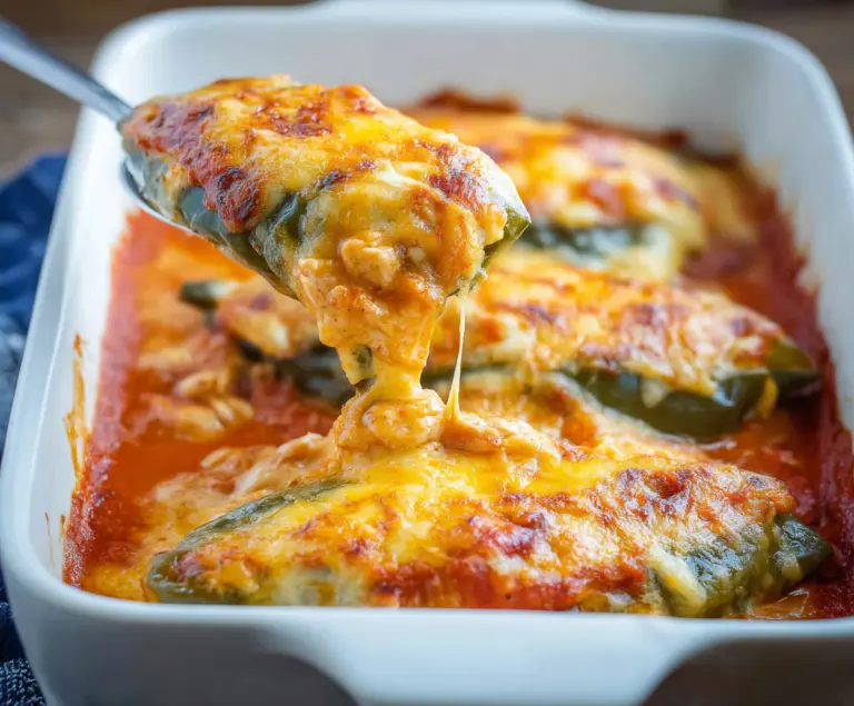 Baked Chicken Chili Relleno