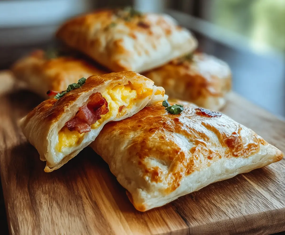 Easy Sourdough Breakfast Pockets