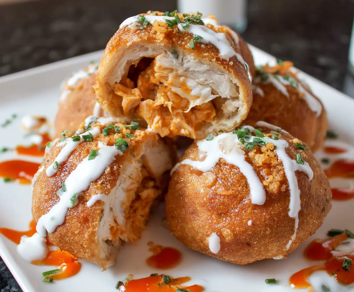 Easy Buffalo Chicken Bombs Recipe