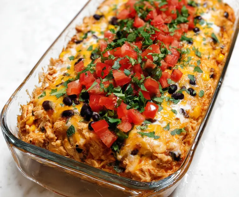 Chicken Burrito Casserole
