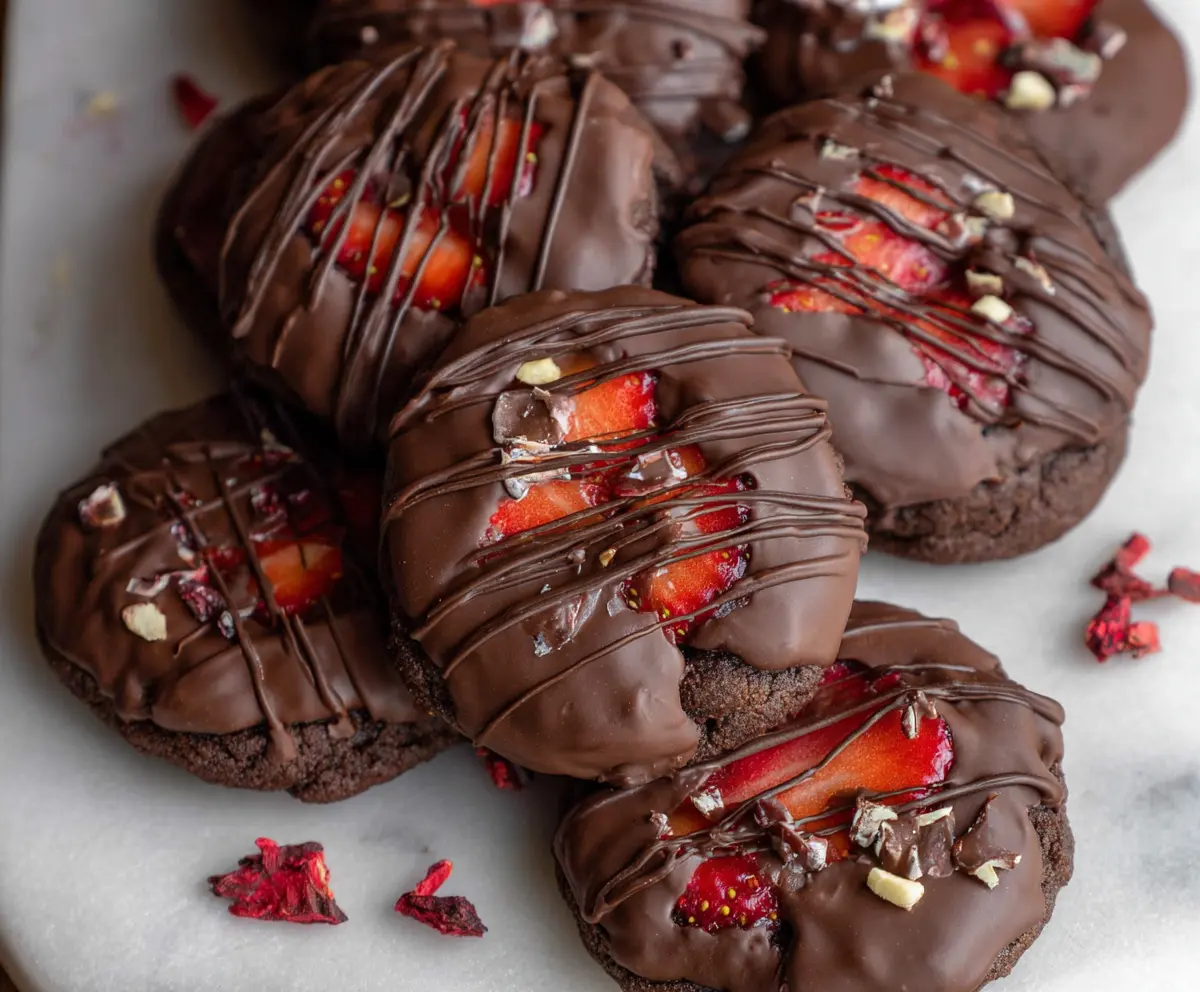 Best Chocolate Covered Strawberry Cookies