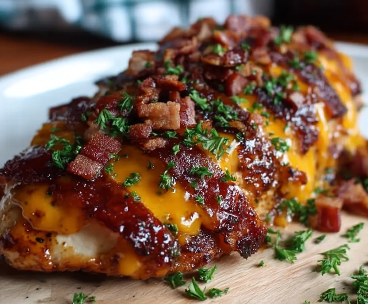 Easy Cowboy BBQ Bacon Cheddar Chicken