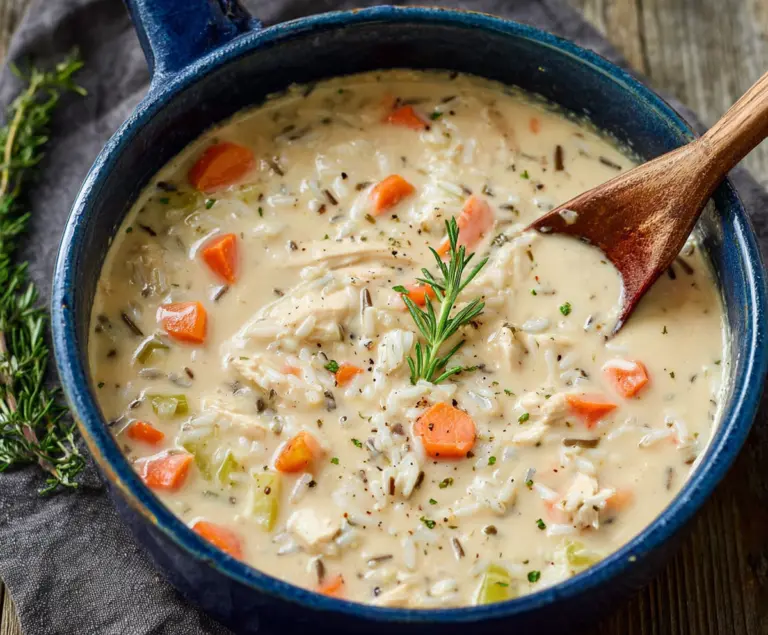Creamy Chicken and Rice Soup