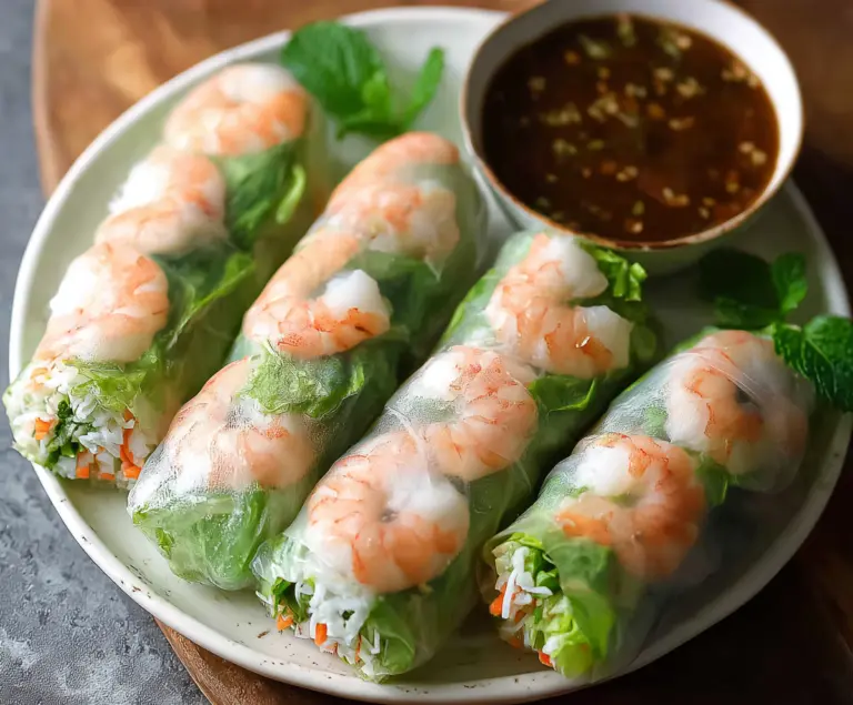 Fresh Vietnamese Shrimp Spring Rolls