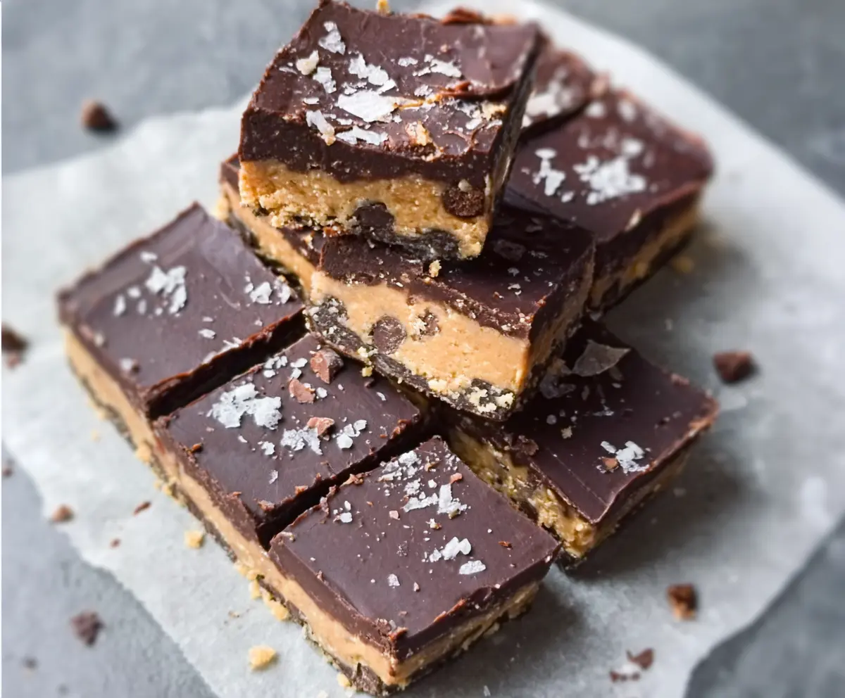 Healthy No Bake Cookie Dough Bars