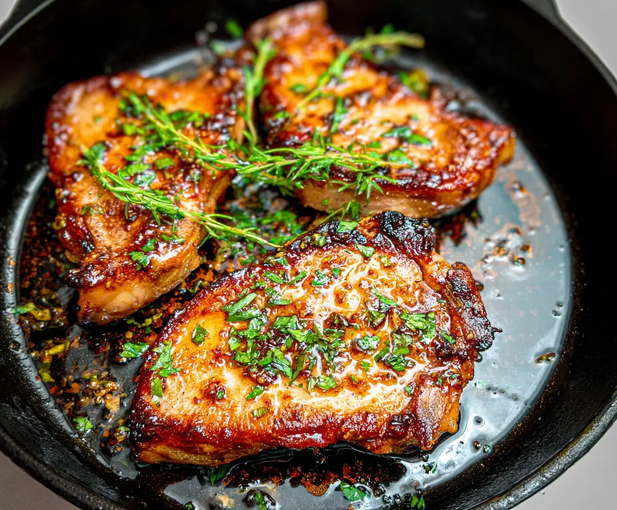 Easy Honey Garlic Pork Chops Recipe