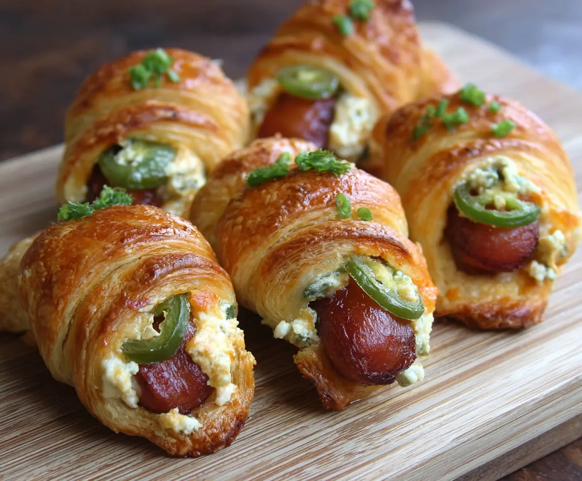 Spicy Jalapeno Poppers in Blanket