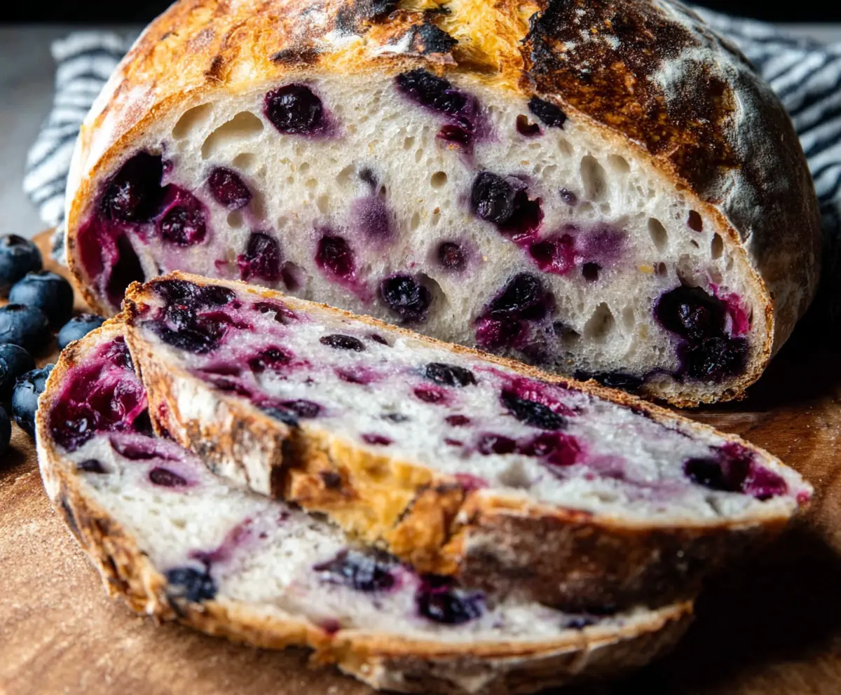 Lemon Blueberry Sourdough Bread Recipe