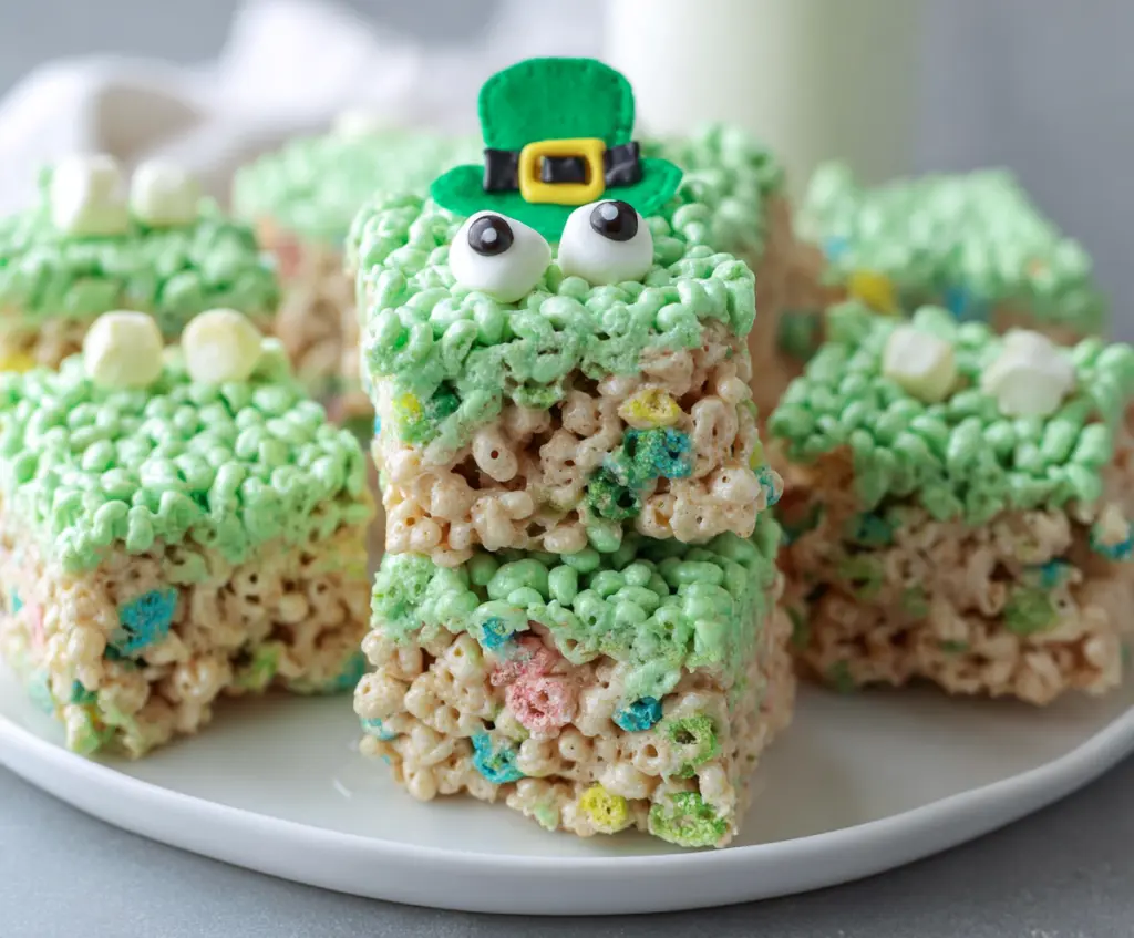 Lucky Leprechaun Rice Krispie Treats