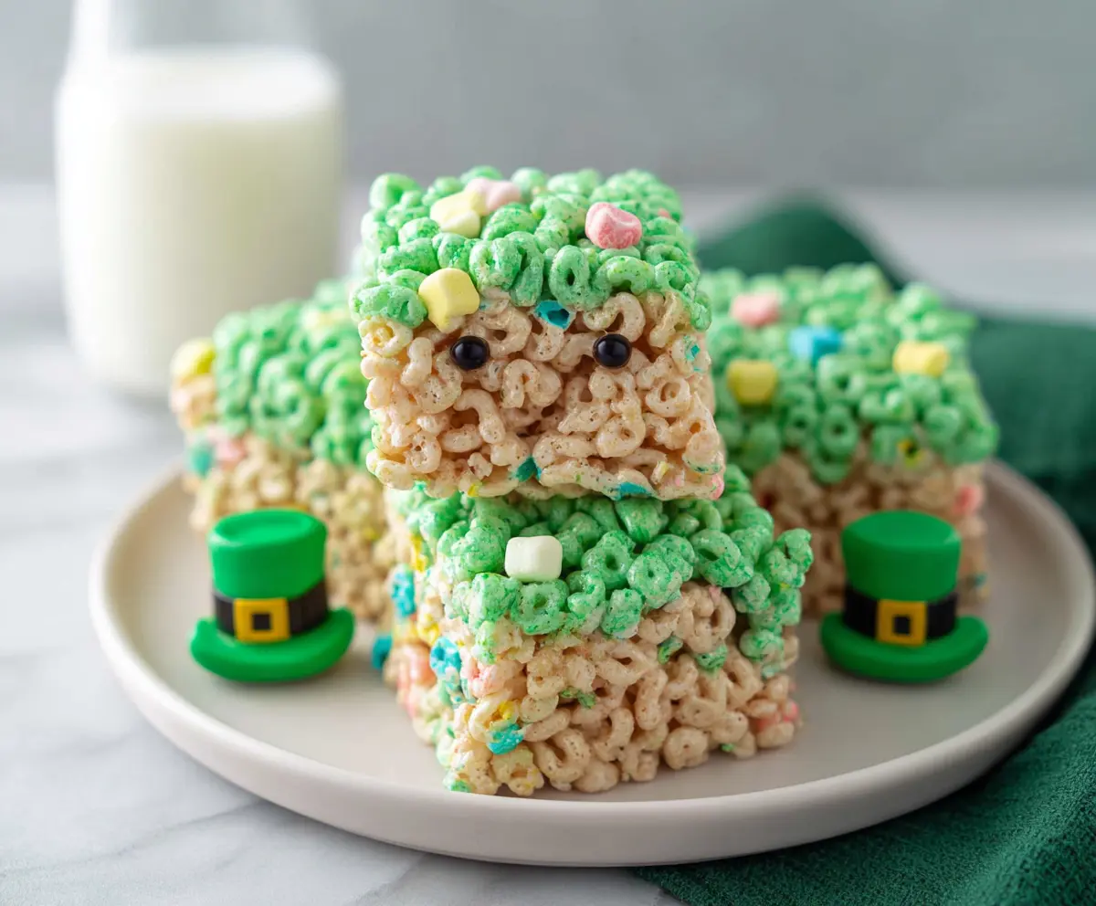 Lucky Leprechaun Rice Krispie Treats