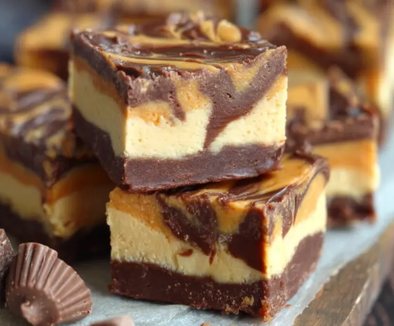 Peanut Butter Cup Cheesecake Fudge