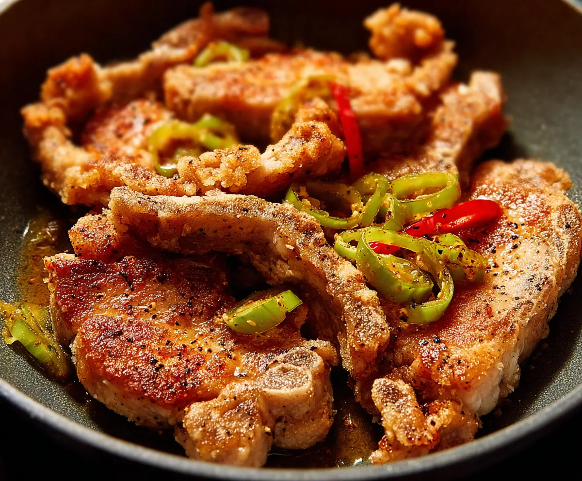 Easy Salt and Pepper Pork Chops
