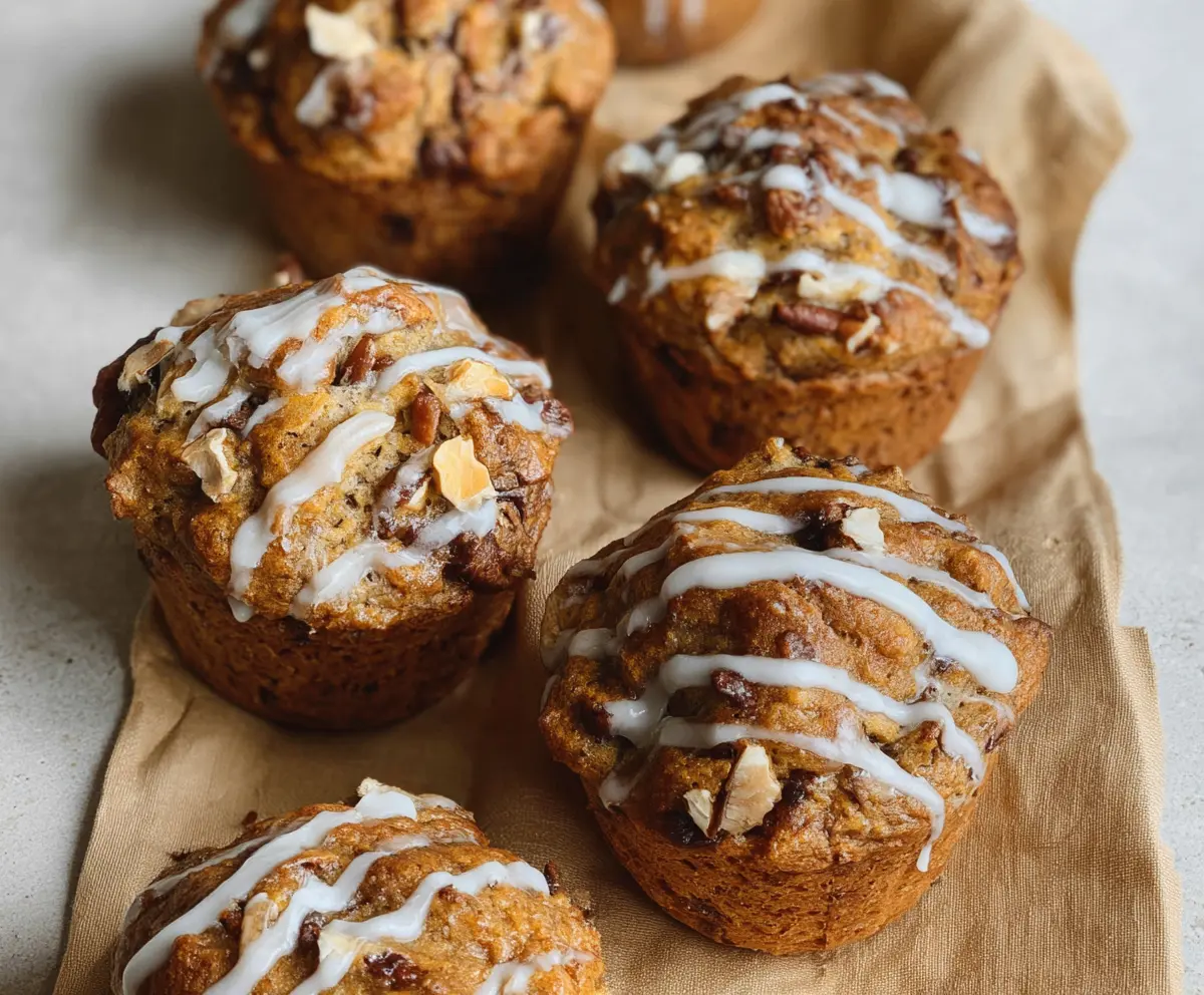 Easy Sourdough Fall Muffins