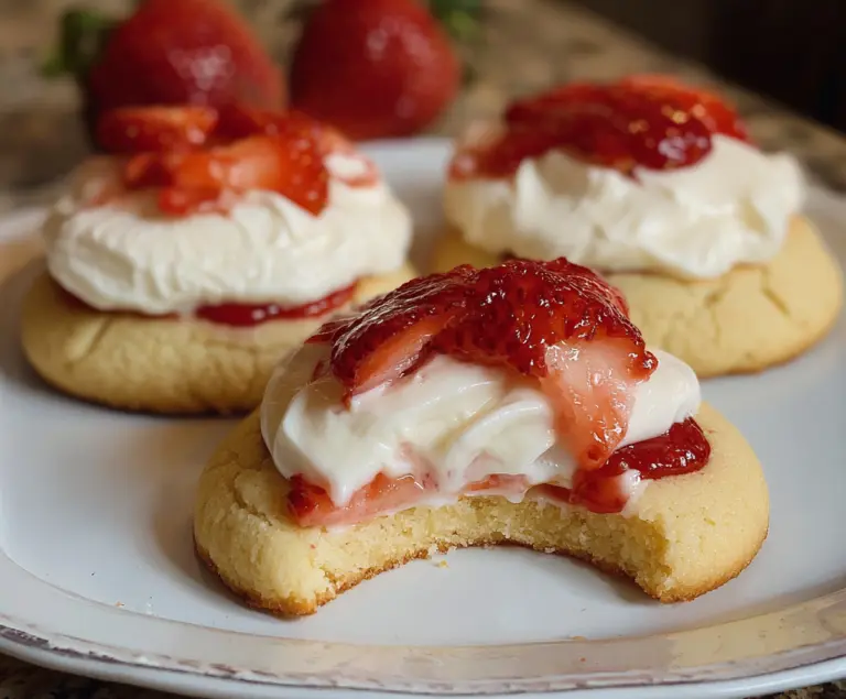 Strawberry Shortcake Cookies