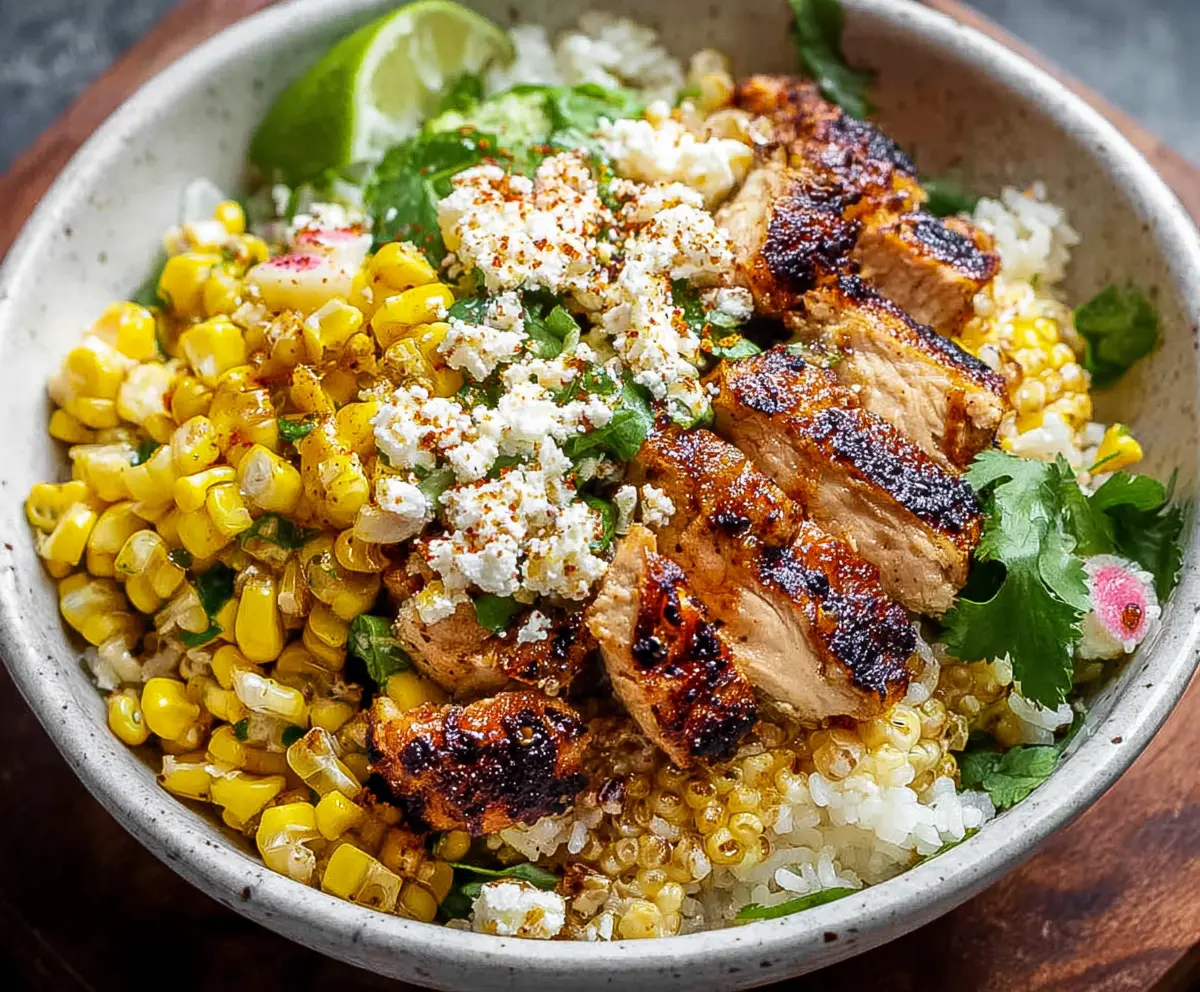Easy Street Corn Chicken Rice Bowl