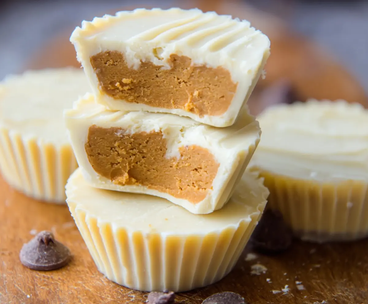 Easy White Chocolate Peanut Butter Cups