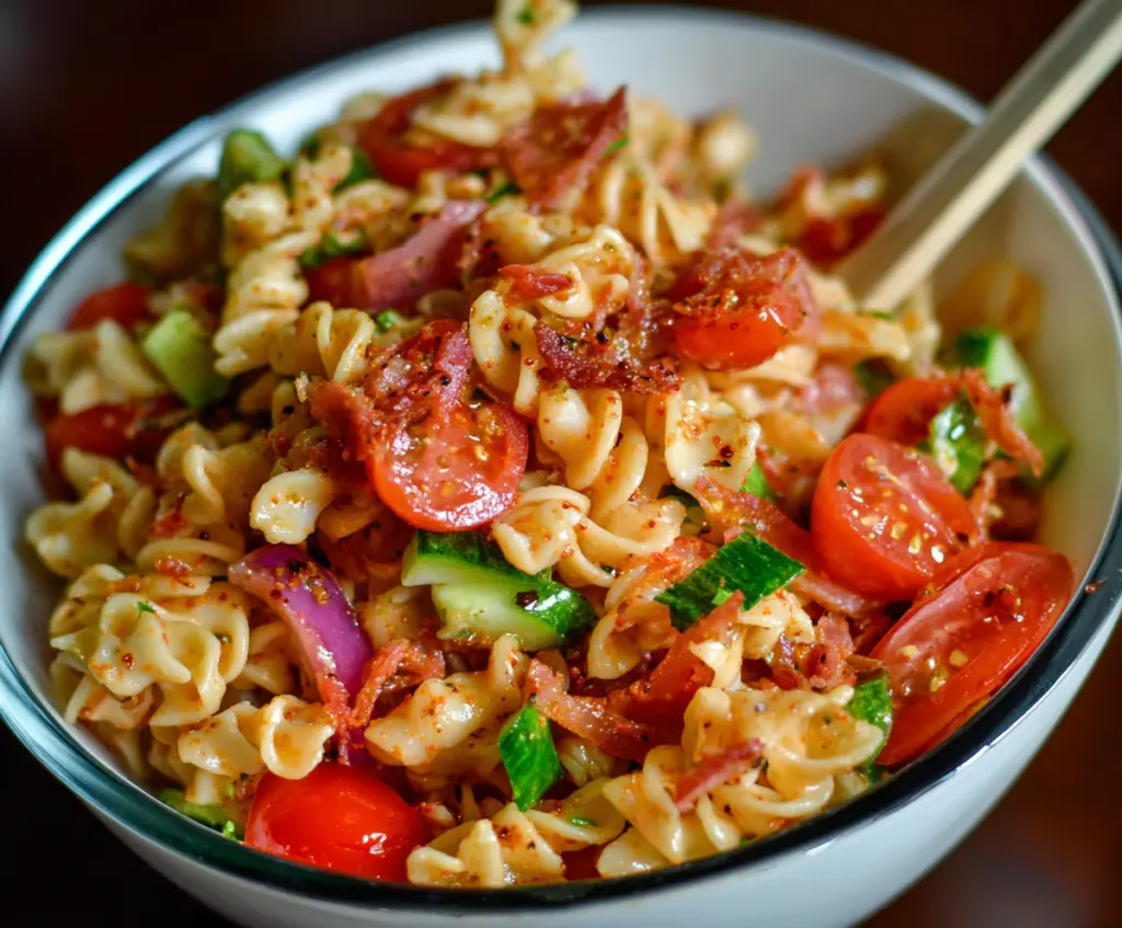 Bloody Mary Pasta Salad