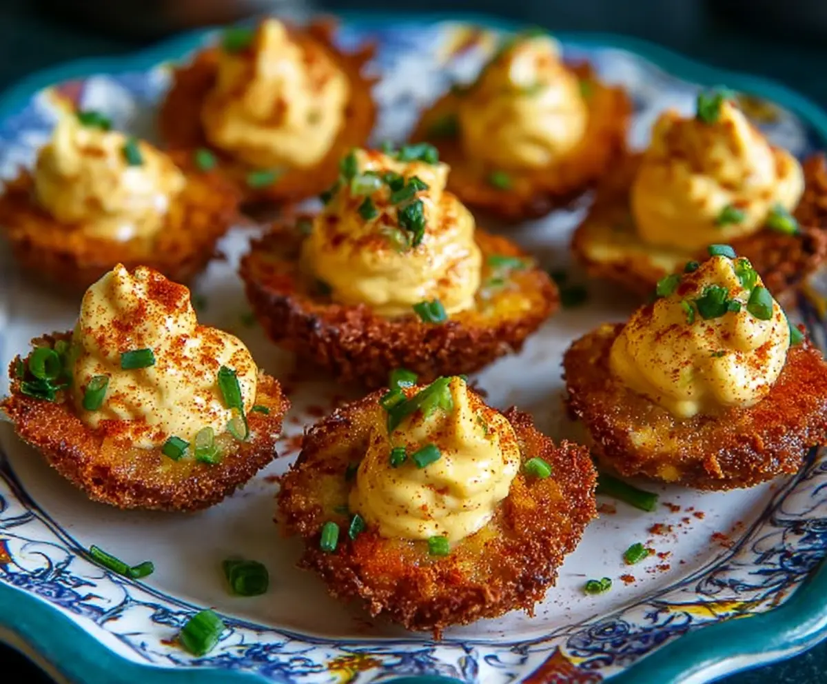 Cajun Fried Deviled Eggs Recipe