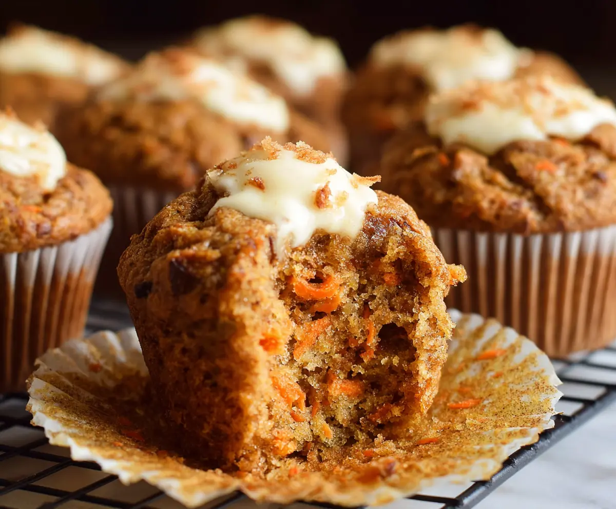 Easy Carrot Cake Muffins Recipe