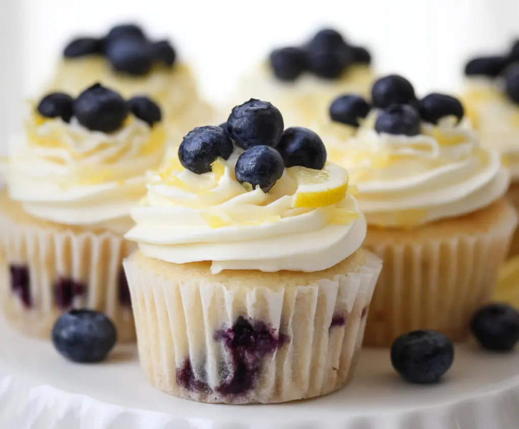 Lemon Blueberry Cupcakes