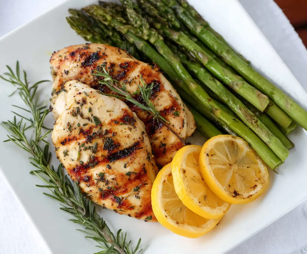 Lemon Herb Chicken with Asparagus