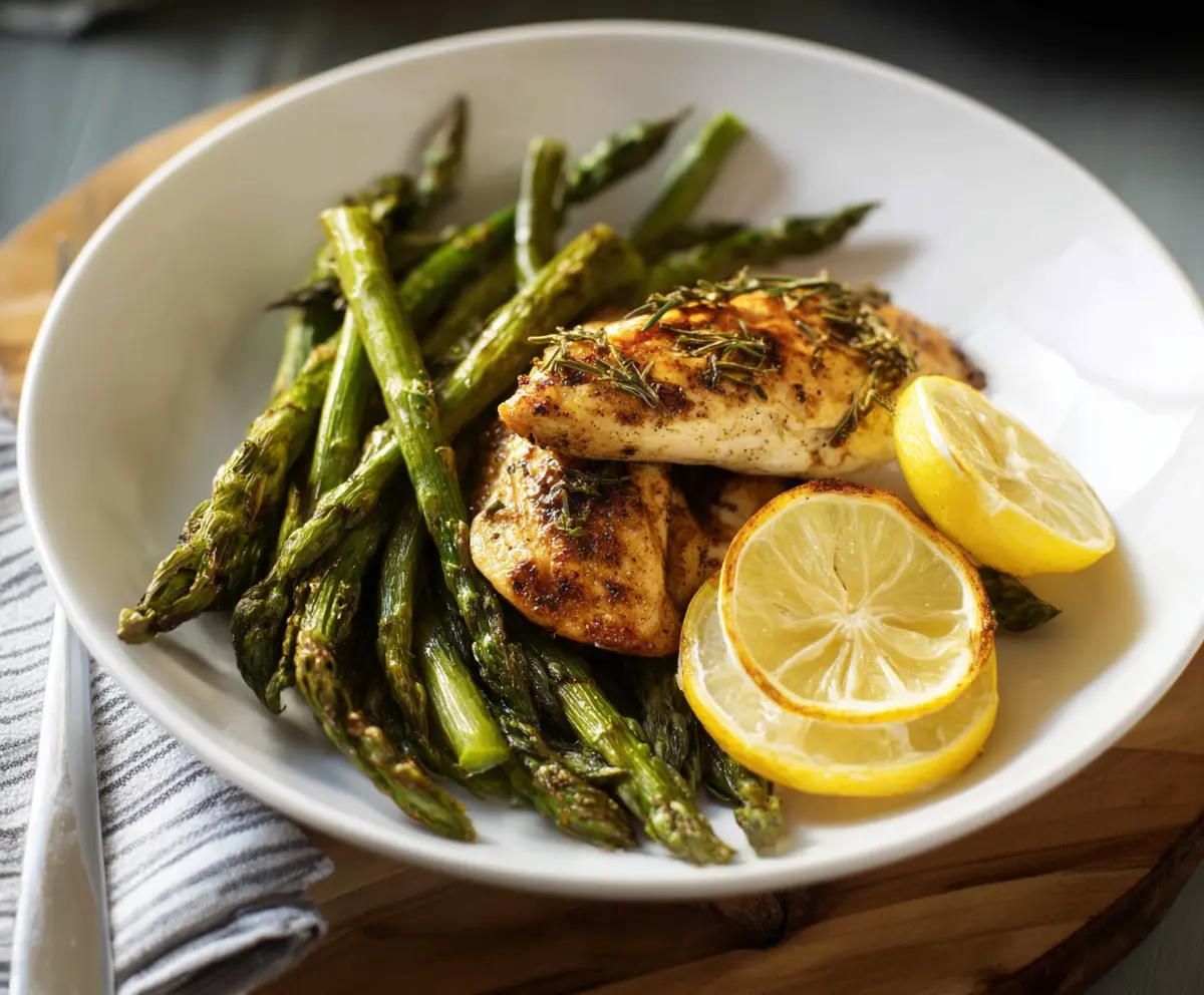 Easy Lemon Herb Chicken & Asparagus