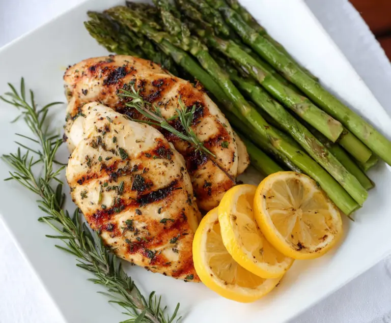 Lemon Herb Chicken with Asparagus