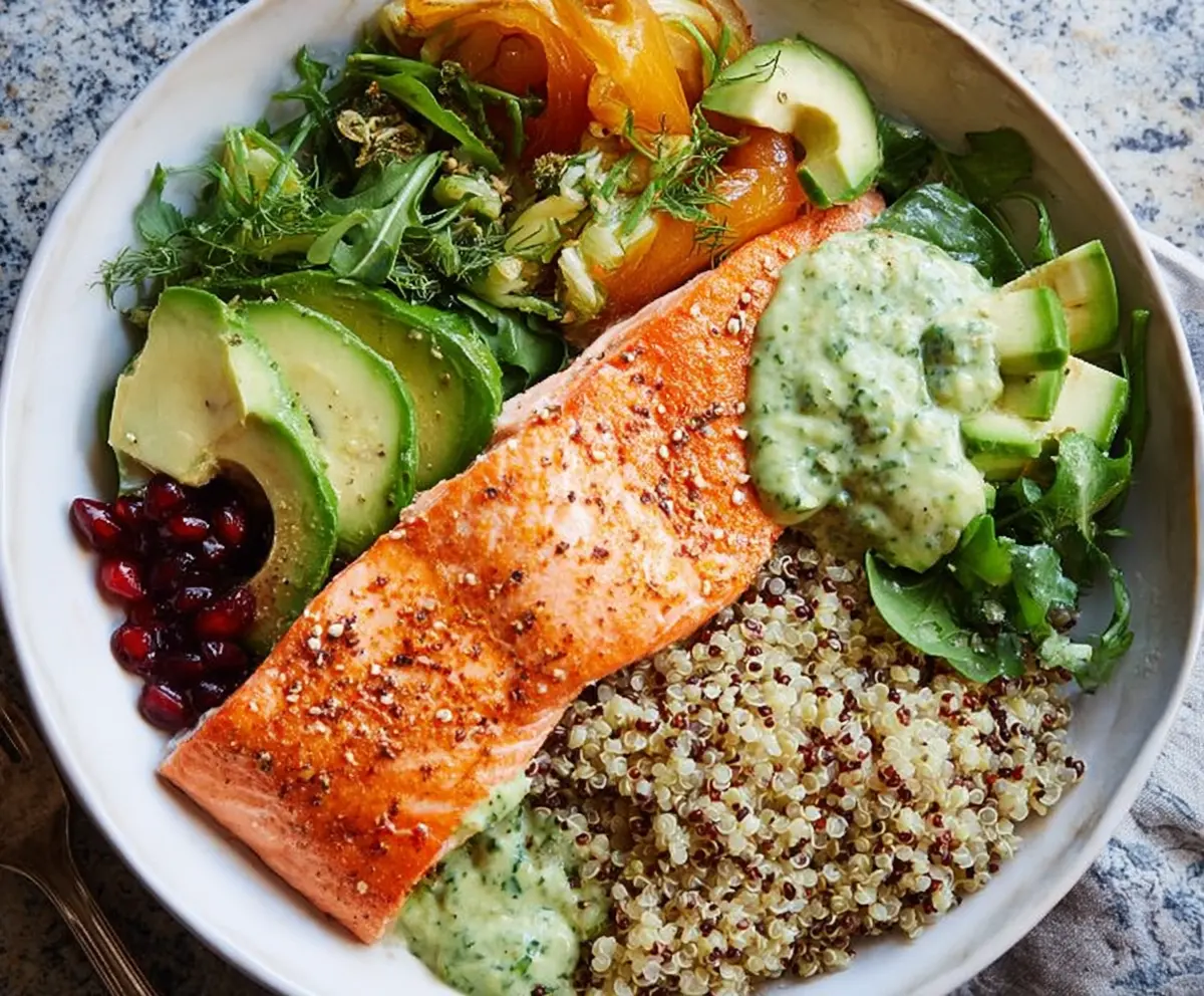 Salmon Quinoa Power Bowl Recipe