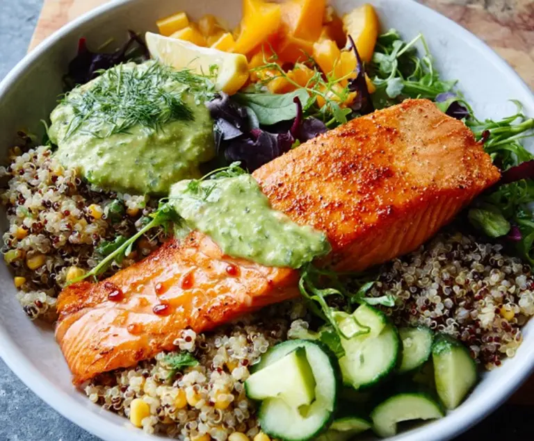 Salmon And Quinoa Power Bowl