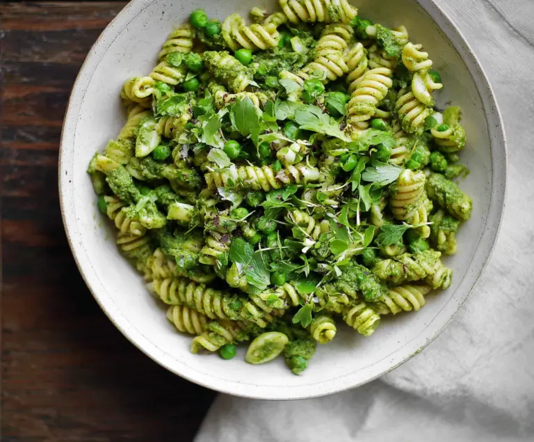 Spring Pea Pesto Pasta