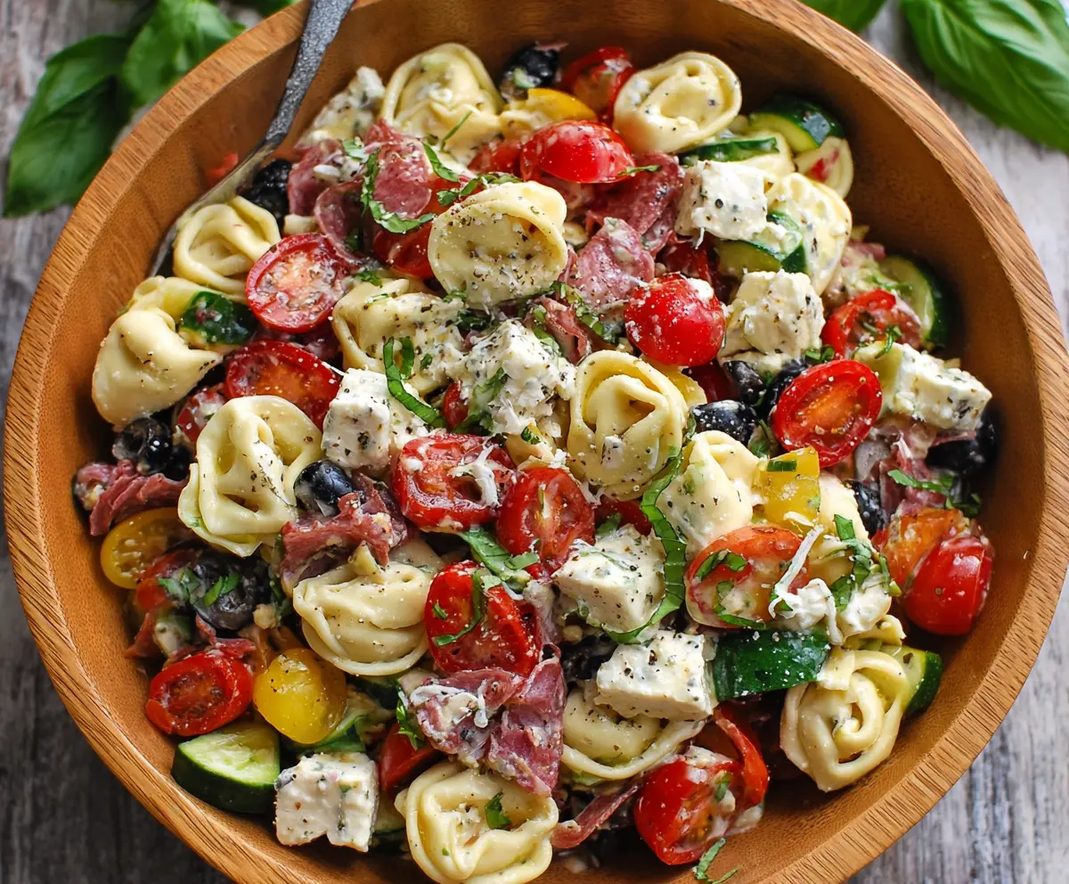 Easy Tortellini Pasta Salad Recipe