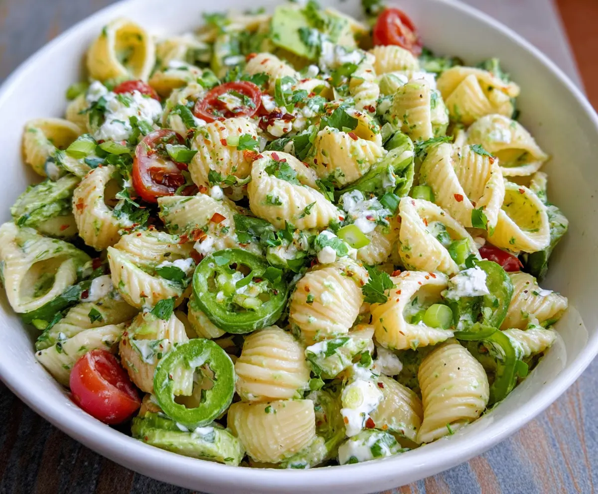 Fresh Cilantro Lime Pasta Salad Recipe