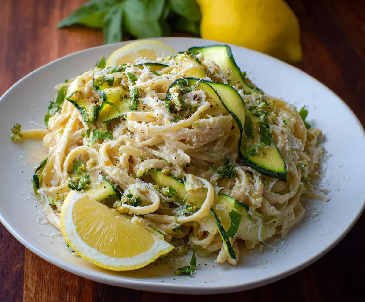 Easy Lemon Ricotta Pasta with Zucchini