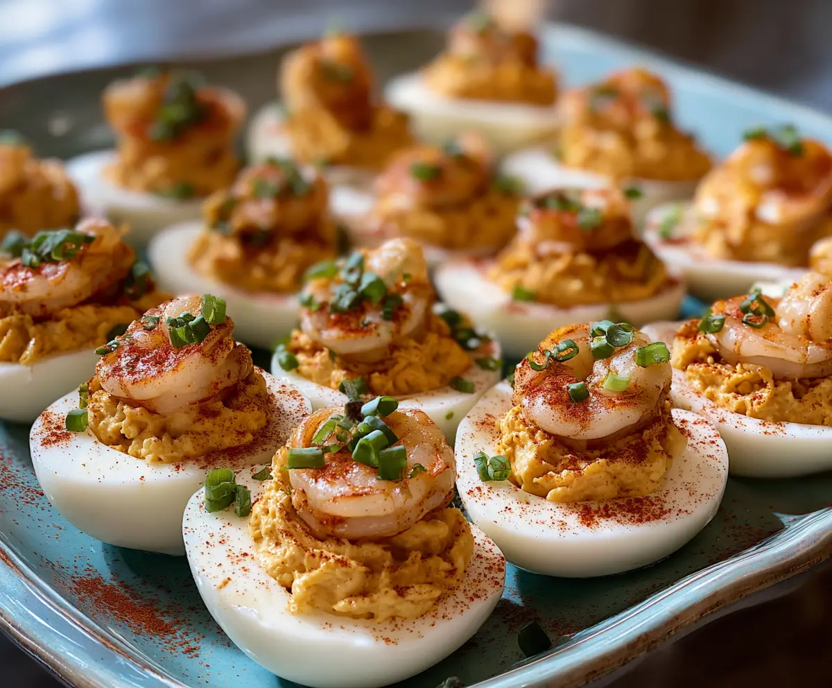 Spicy Crawfish Deviled Eggs Recipe