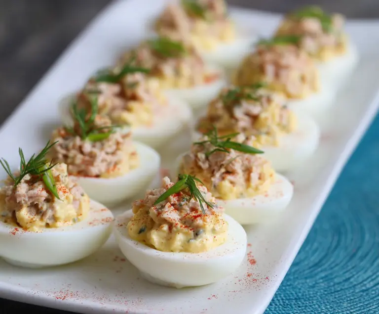 Tuna Deviled Eggs